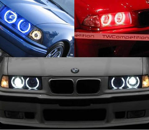 BMW CCFL ANGEL EYES BMW E36 E39 Angel Halo rings M3 328